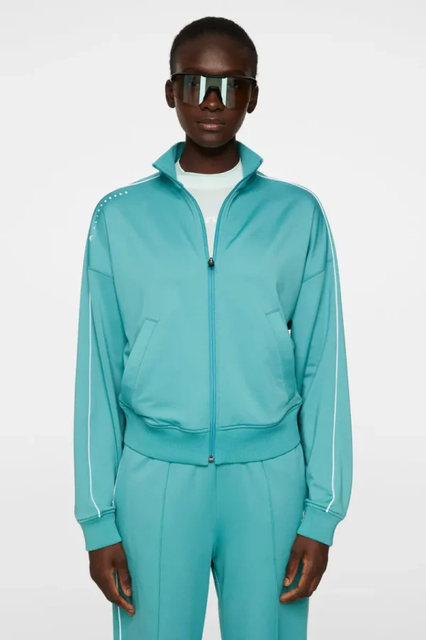 Bas- Och Mellanlager | Tennis-J.Lindeberg Emiliana Track Jacket Teal