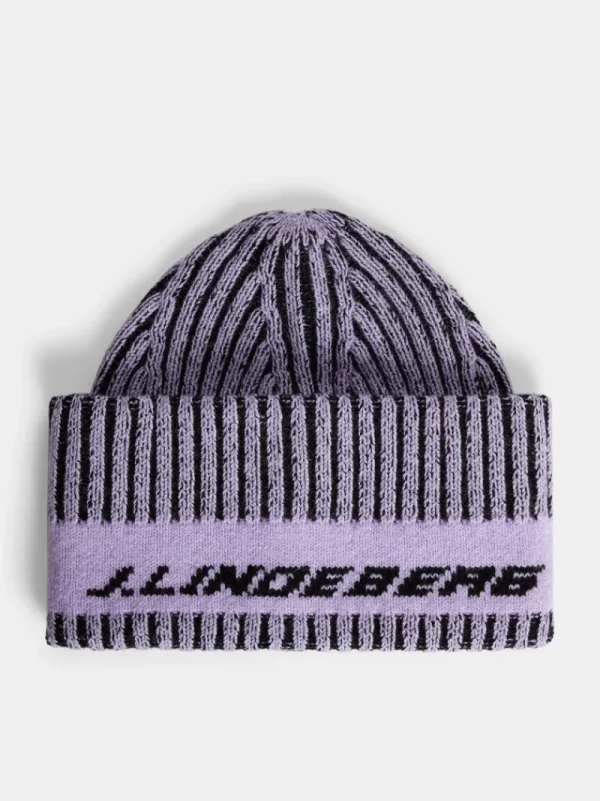 Accessoarer | Mössor-J.Lindeberg Enso Plated Logo Beanie Bougainvillea