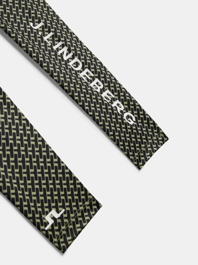 Golf | Golfsleeves-J.Lindeberg Enzo Print Sleeves Tour Geo Olive S