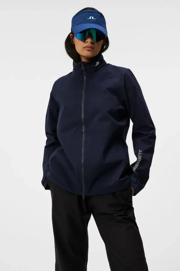 Jackor-J.Lindeberg Evertine Rain Jacket JL Navy