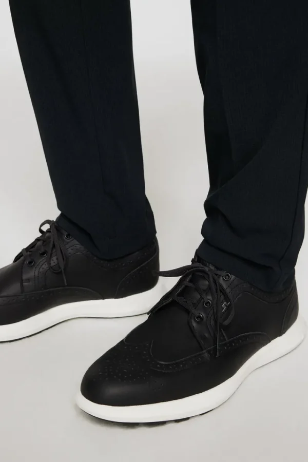 Golf | Golfskor-J.Lindeberg Fairway Brogue Golf Sneaker Black