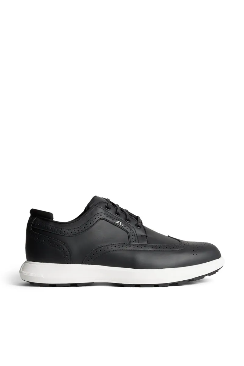 Golf | Golfskor-J.Lindeberg Fairway Brogue Golf Sneaker Black