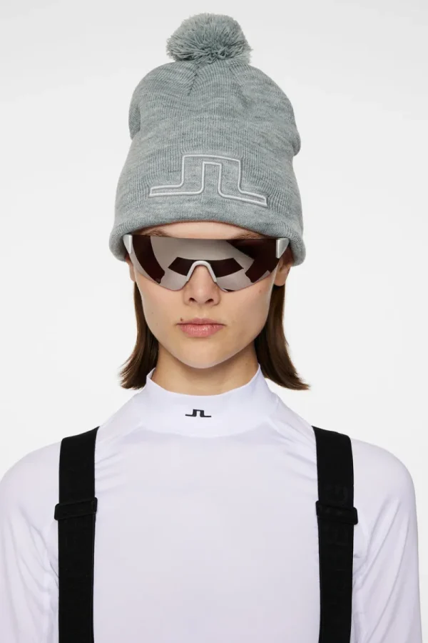 Accessoarer | Active-J.Lindeberg Grace Beanie Medium Grey Melange