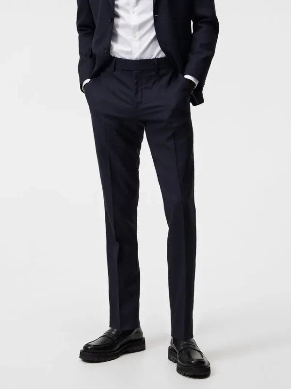 Kostymer & Skräddat | Byxor-J.Lindeberg Grant Active Hopsack Pants JL Navy