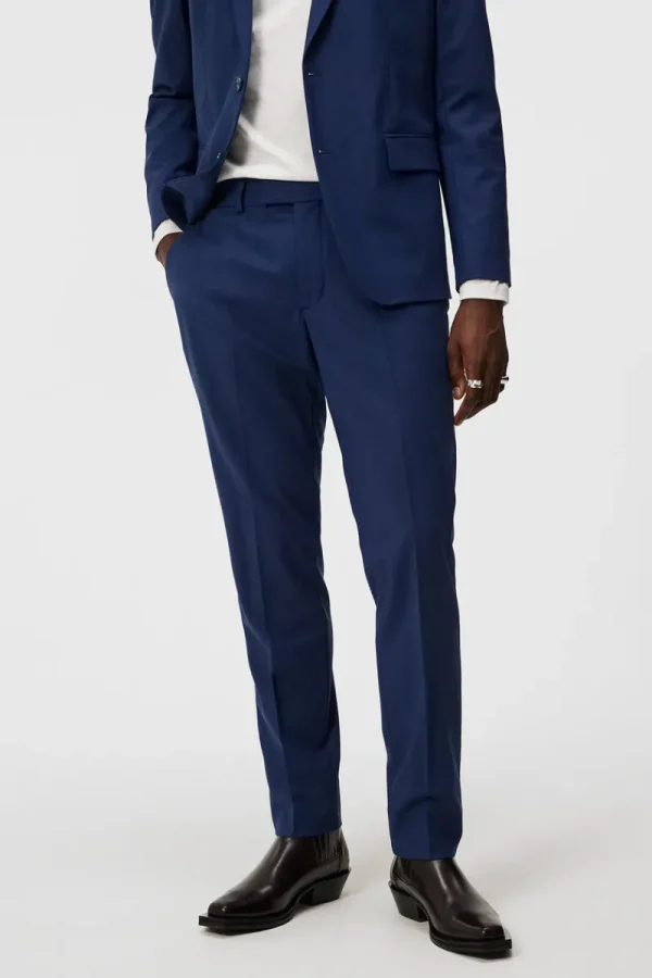 Kostymer & Skräddat | Byxor-J.Lindeberg Grant Bi Stretch Pants Blue Indigo