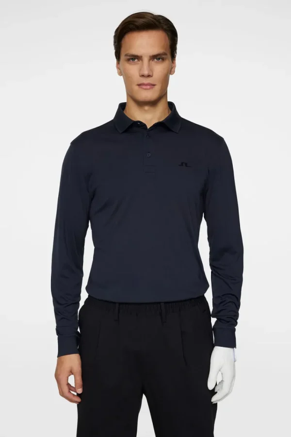 Golf | Pikétröjor-J.Lindeberg Gustaf LS Polo JL Navy