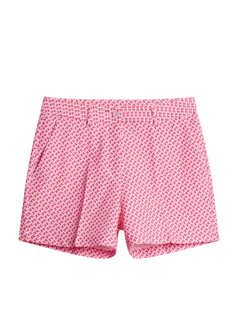 Golf | Shorts-J.Lindeberg Gwen Printed Shorts Tour Geo Pink S