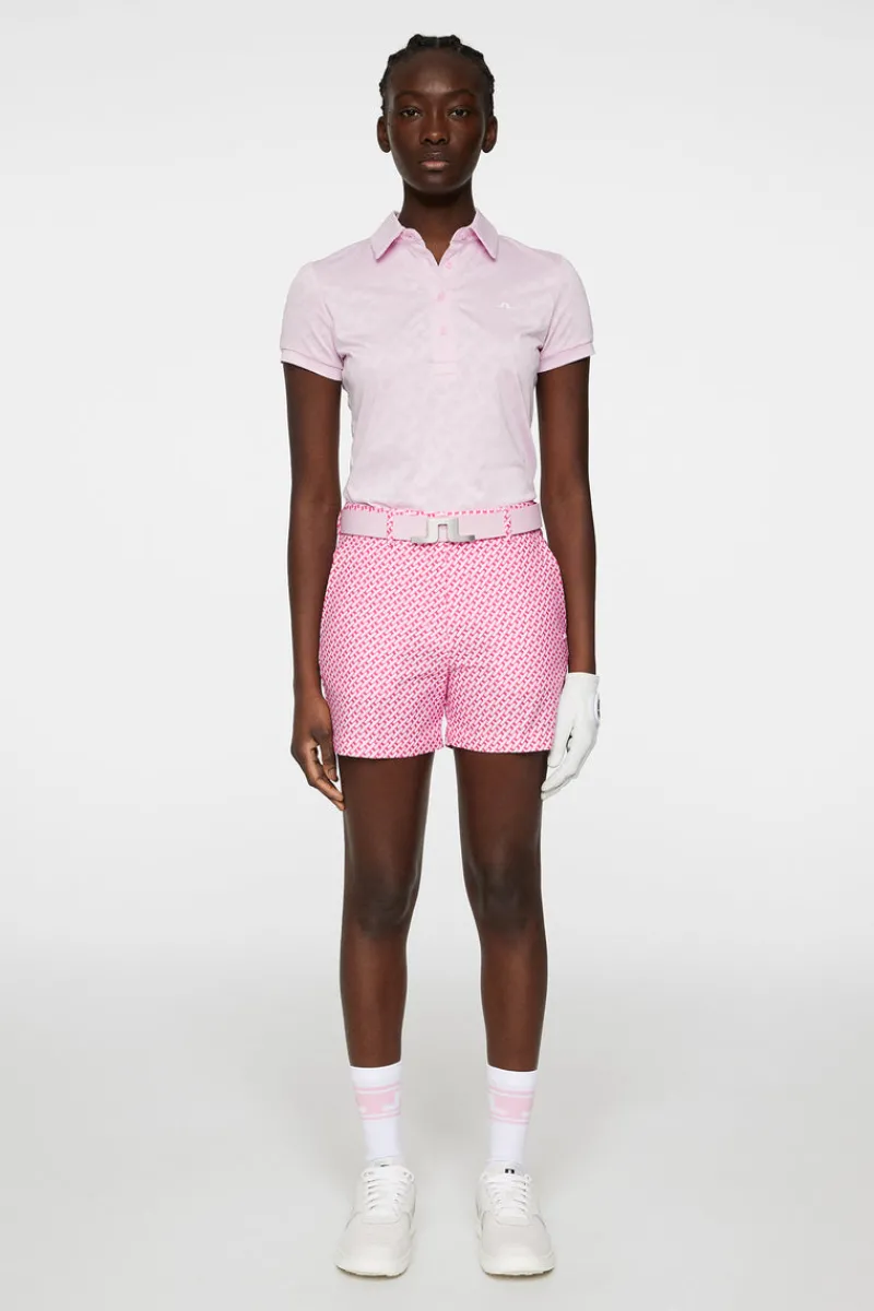 Golf | Shorts-J.Lindeberg Gwen Printed Shorts Tour Geo Pink S