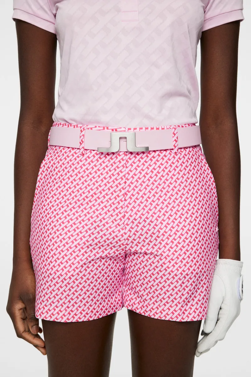 Golf | Shorts-J.Lindeberg Gwen Printed Shorts Tour Geo Pink S