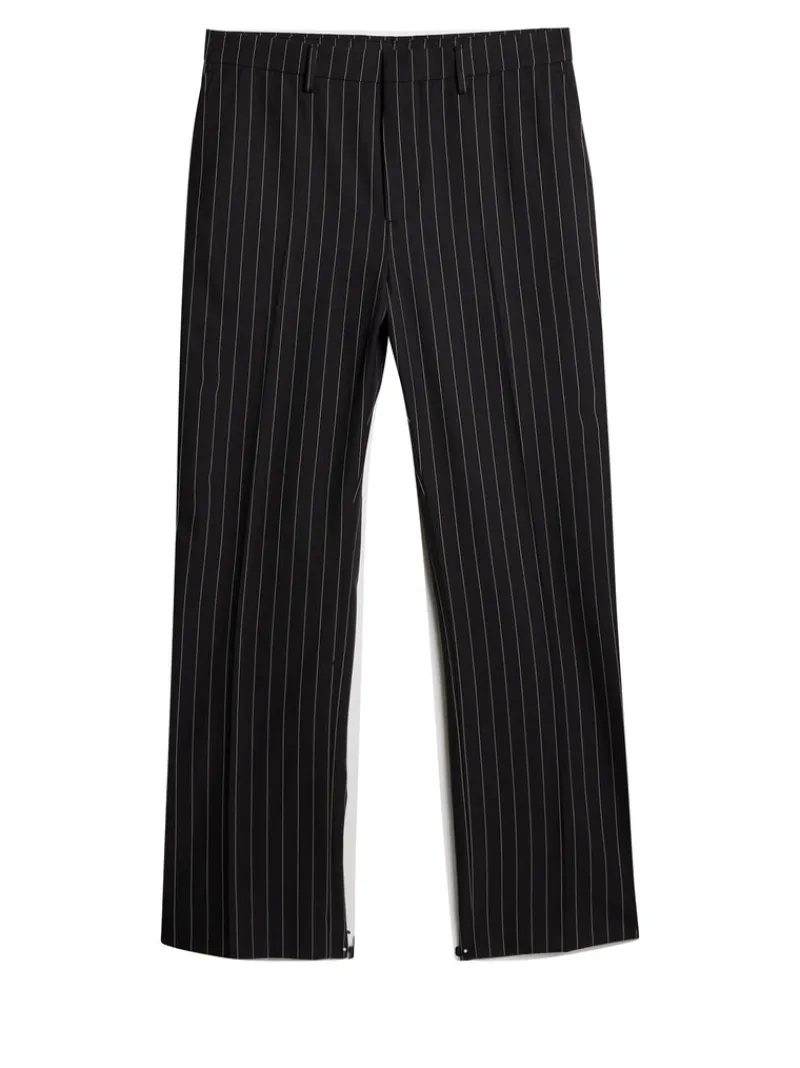 Byxor | Underdelar-J.Lindeberg Haij Pin Stripe Pants Black