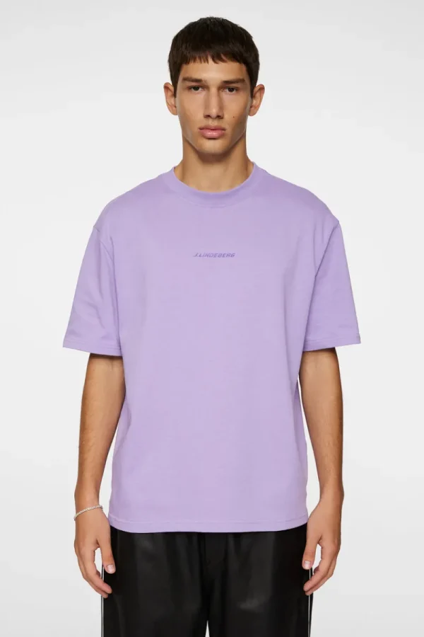 T-shirts | Överdelar-J.Lindeberg Hale Logo T-shirt Bougainvillea