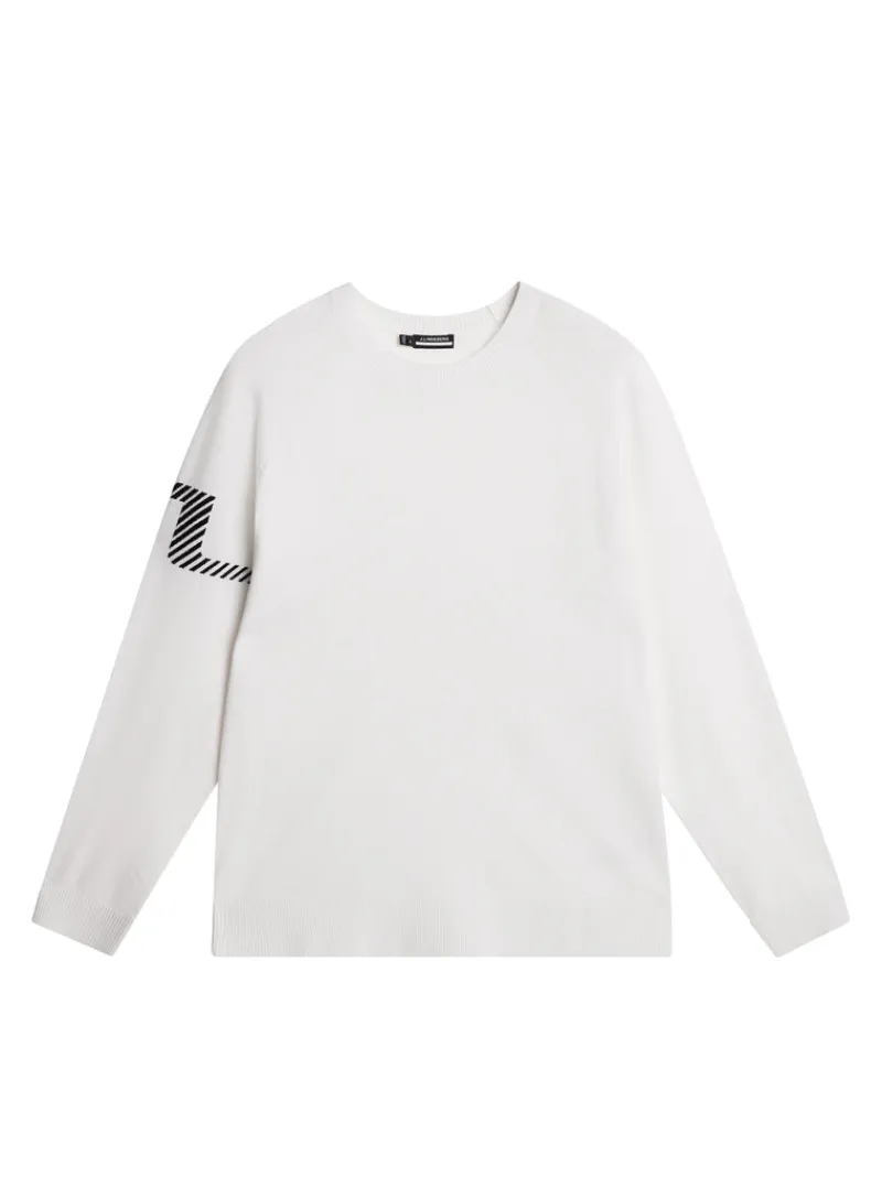 Golf | Överdelar-J.Lindeberg Heath Knitted Sweater White