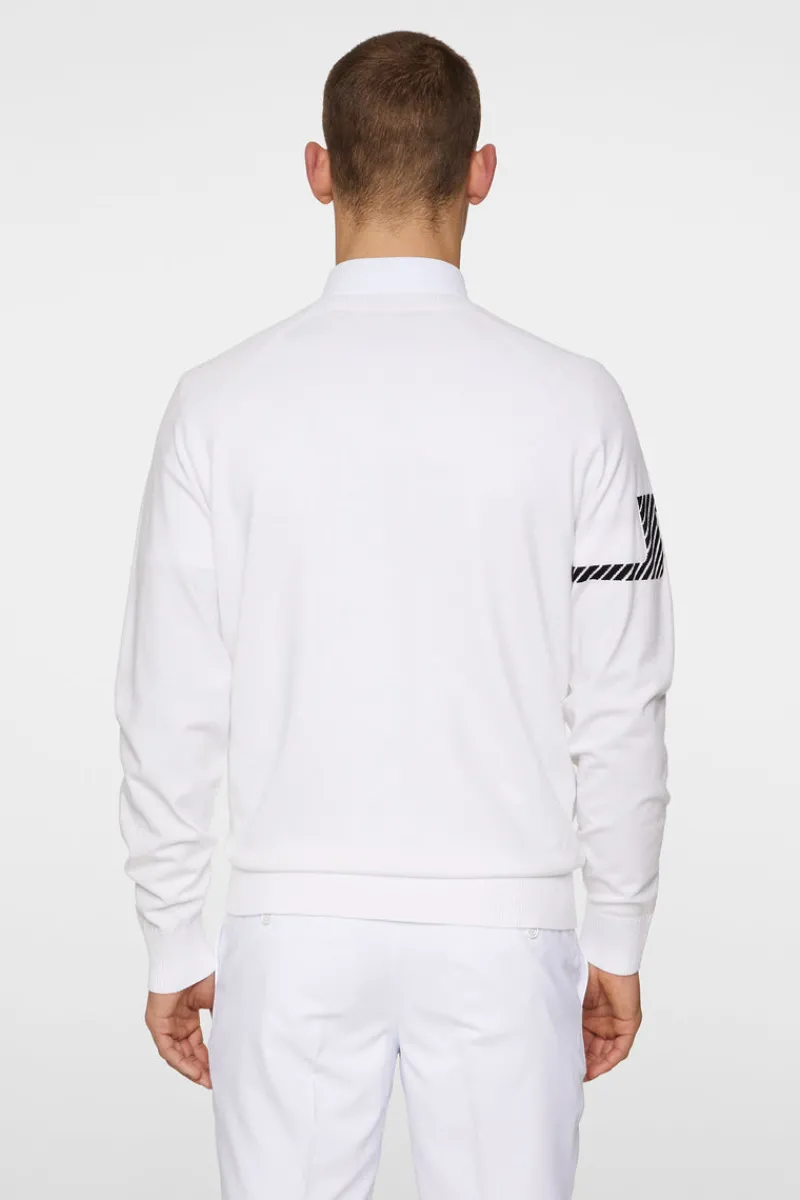 Golf | Överdelar-J.Lindeberg Heath Knitted Sweater White