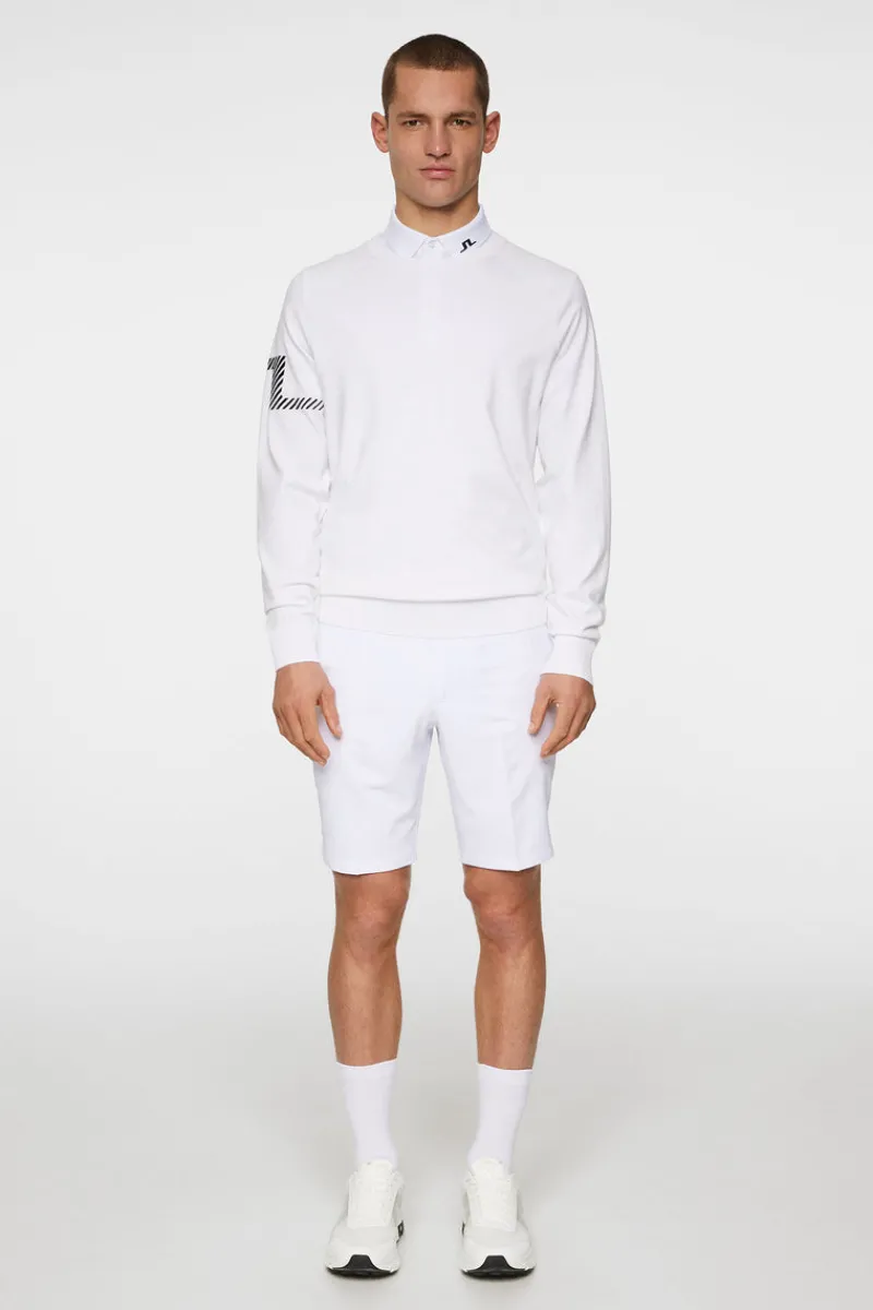 Golf | Överdelar-J.Lindeberg Heath Knitted Sweater White