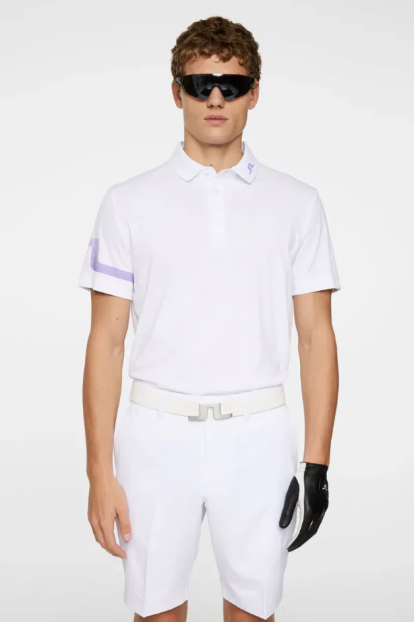 Golf | Pikétröjor-J.Lindeberg Heath Polo White