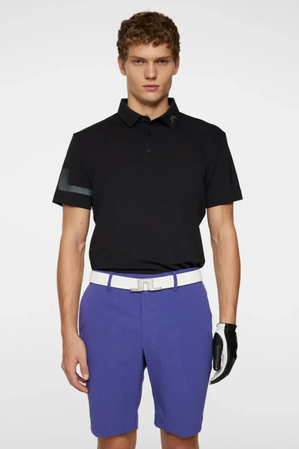Golf | Pikétröjor-J.Lindeberg Heath Polo Black