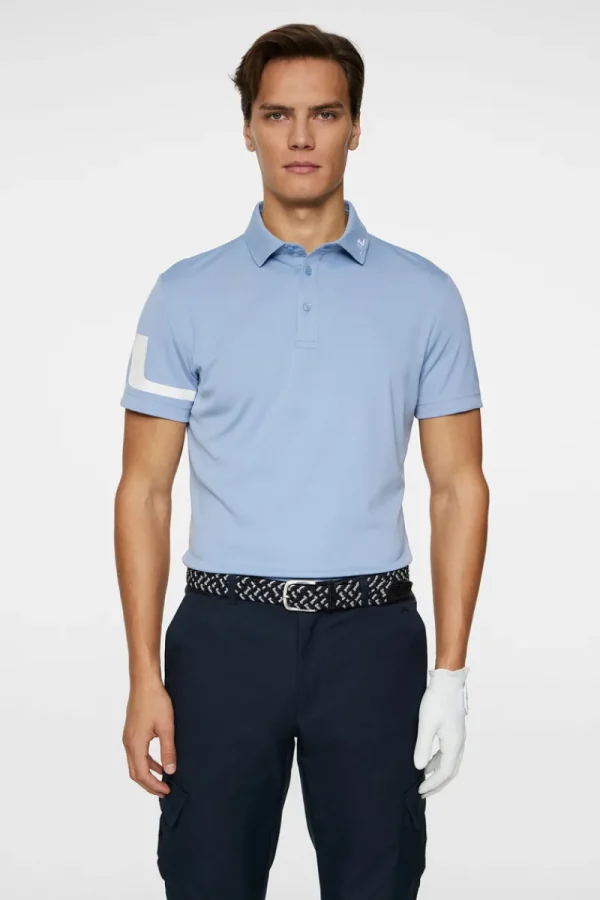 Golf | Pikétröjor-J.Lindeberg Heath Polo Rain Washed