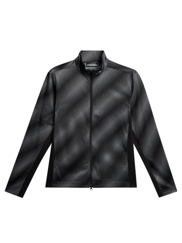 Golf | Bas- Och Mellanlager-J.Lindeberg Heath Print Mid Layer Comb Black M
