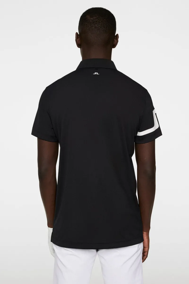 Golf | Pikétröjor-J.Lindeberg Heath Regular Fit Golf Polo Black