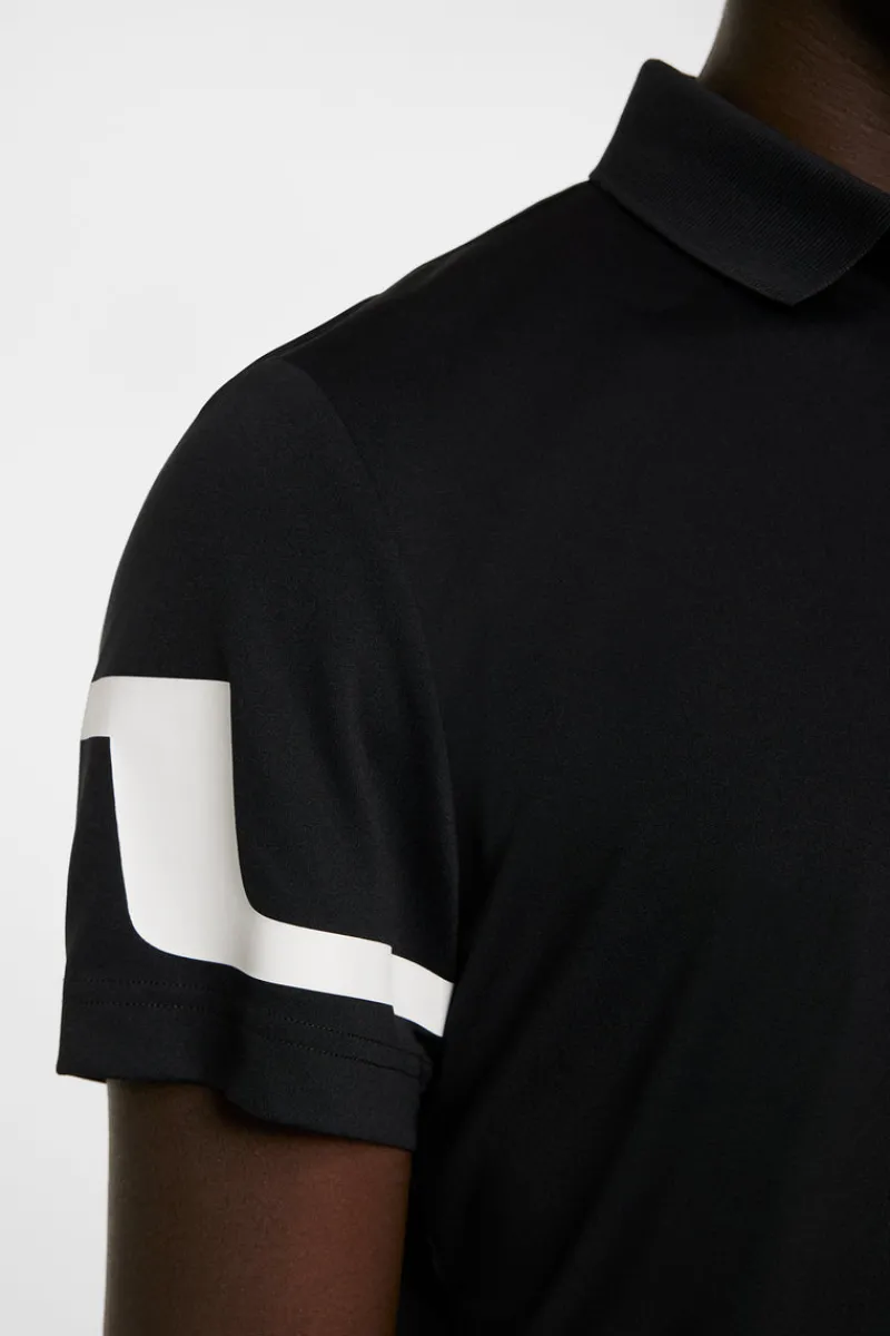 Golf | Pikétröjor-J.Lindeberg Heath Regular Fit Golf Polo Black
