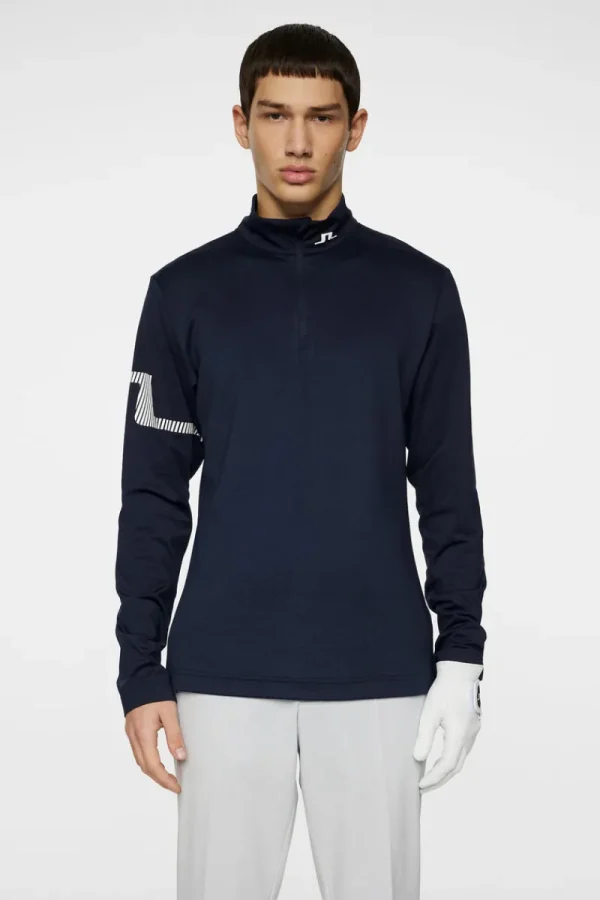 Golf | Bas- Och Mellanlager-J.Lindeberg Heath Strike Mid Layer JL Navy