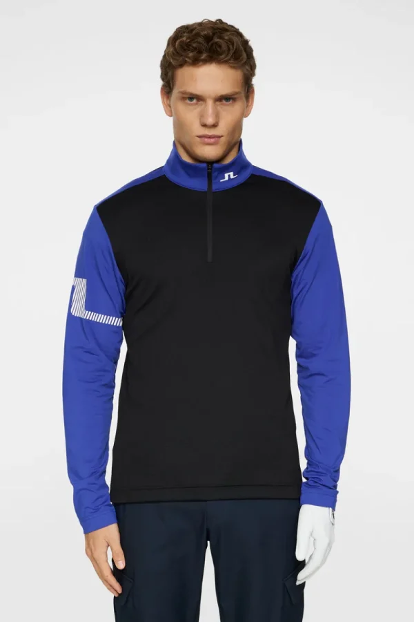 Golf | Bas- Och Mellanlager-J.Lindeberg Heath Strike Mid Layer Clematis Blue