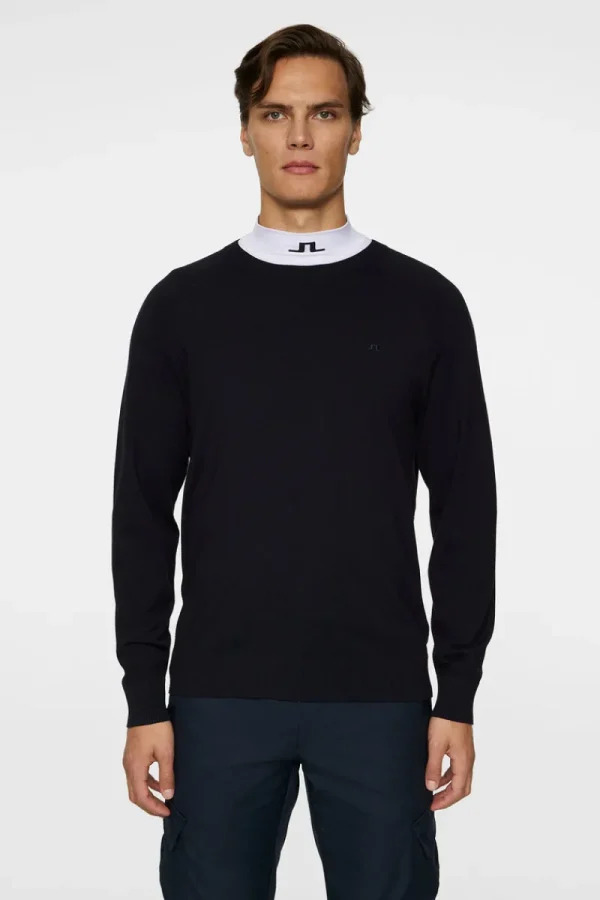 Golf | Stickat-J.Lindeberg Henry Knitted Sweater JL Navy