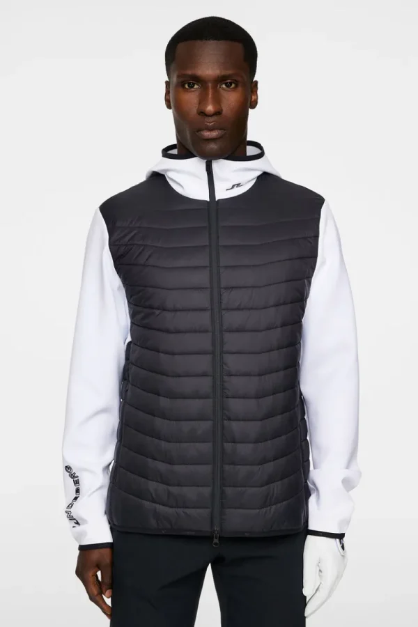 Golf | Ski-J.Lindeberg Holden Quilt Hybrid Hood White
