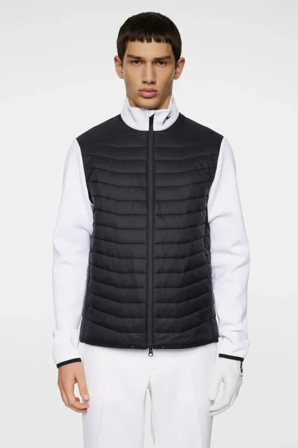 Golf-J.Lindeberg Holden Quilt Hybrid Jacket White