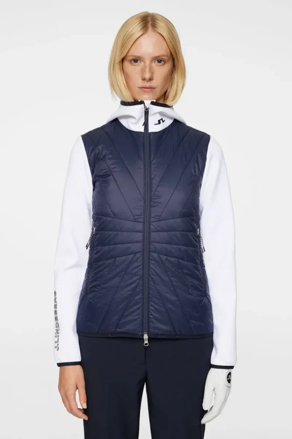 Golf | Ski-J.Lindeberg Holma Quilt Hybrid Hood JL Navy