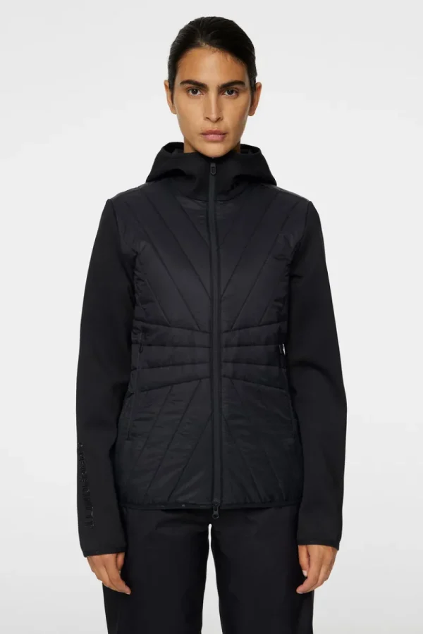 Golf | Ski-J.Lindeberg Holma Quilt Hybrid Hood Black