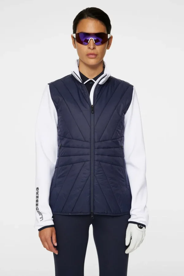 Golf | Ski-J.Lindeberg Holma Quilt Hybrid Jacket JL Navy