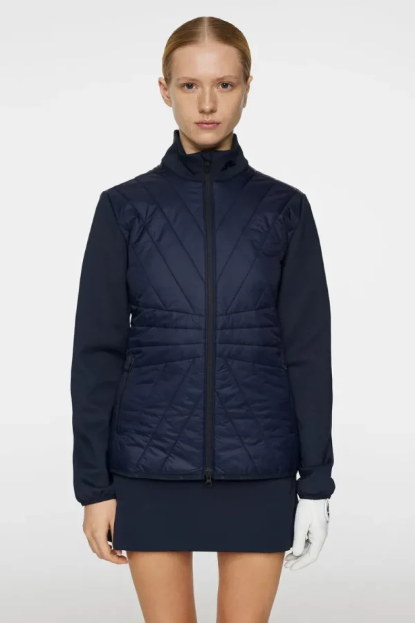 Golf-J.Lindeberg Holma Quilt Hybrid Jacket JL Navy