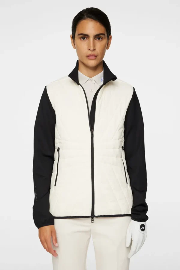 Golf | Ski-J.Lindeberg Holma Quilt Hybrid Jacket Whisper White