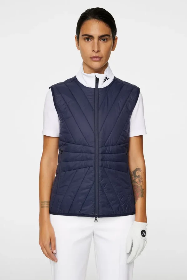Golf | Ski-J.Lindeberg Holma Quilt Hybrid Vest JL Navy
