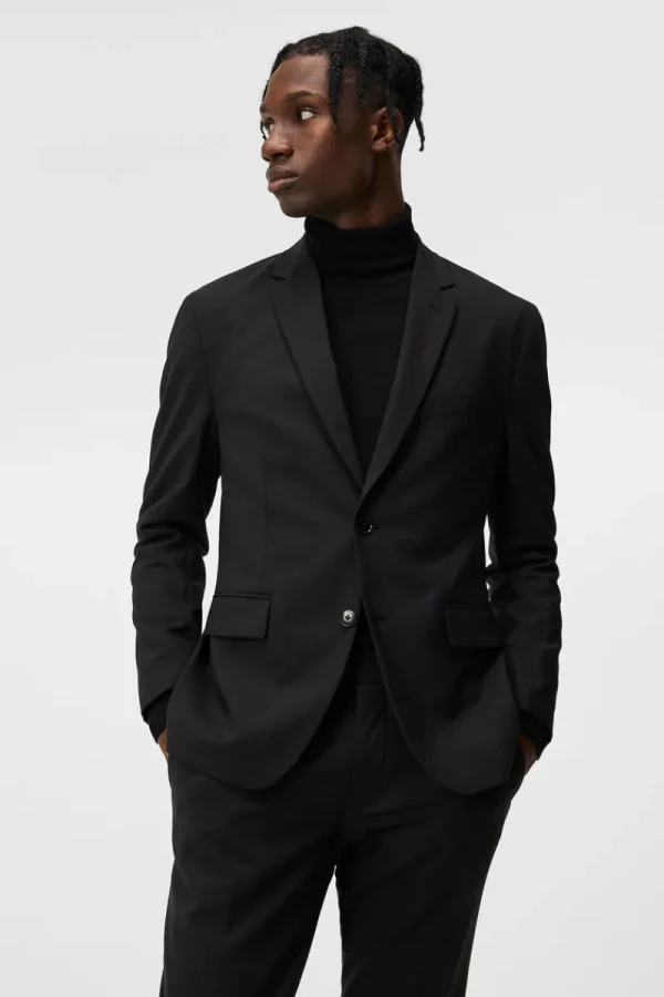 Kostymer & Skräddat | Kavajer-J.Lindeberg Hopper U Bi Stretch Blazer Black