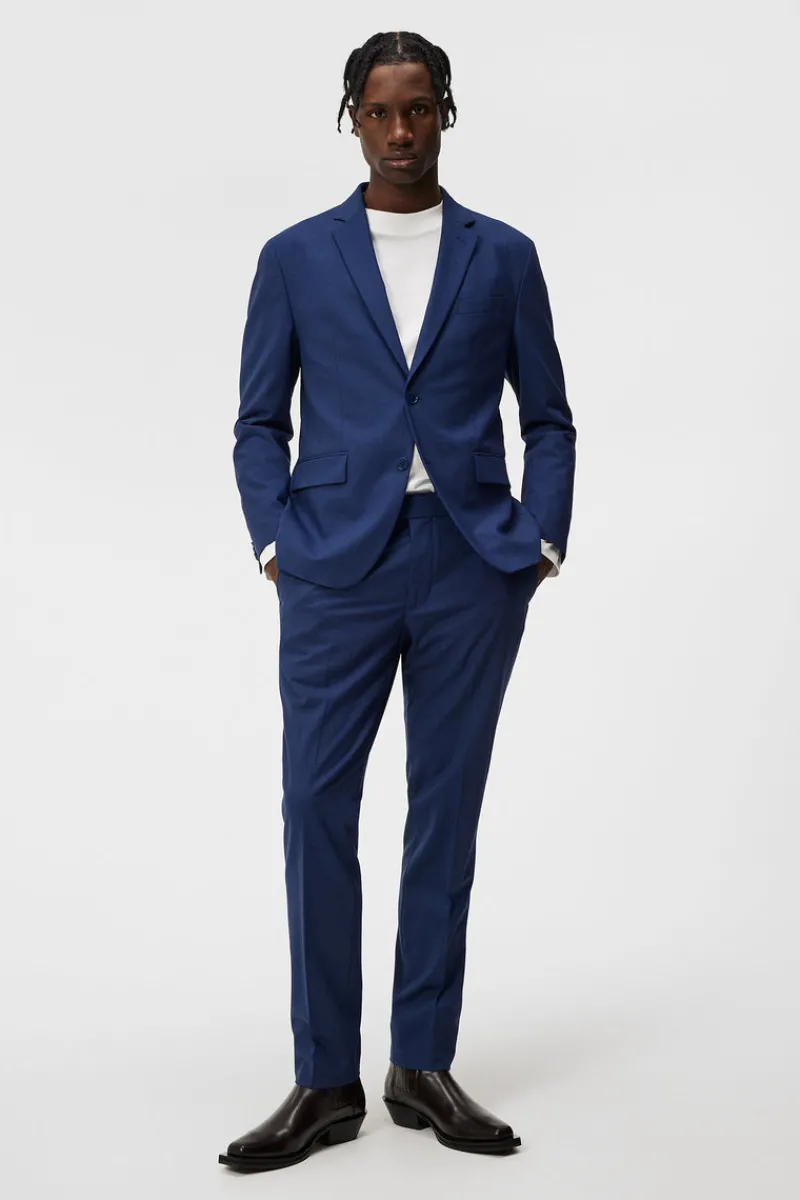 Kostymer & Skräddat | Kavajer-J.Lindeberg Hopper U Bi Stretch Blazer Blue Indigo