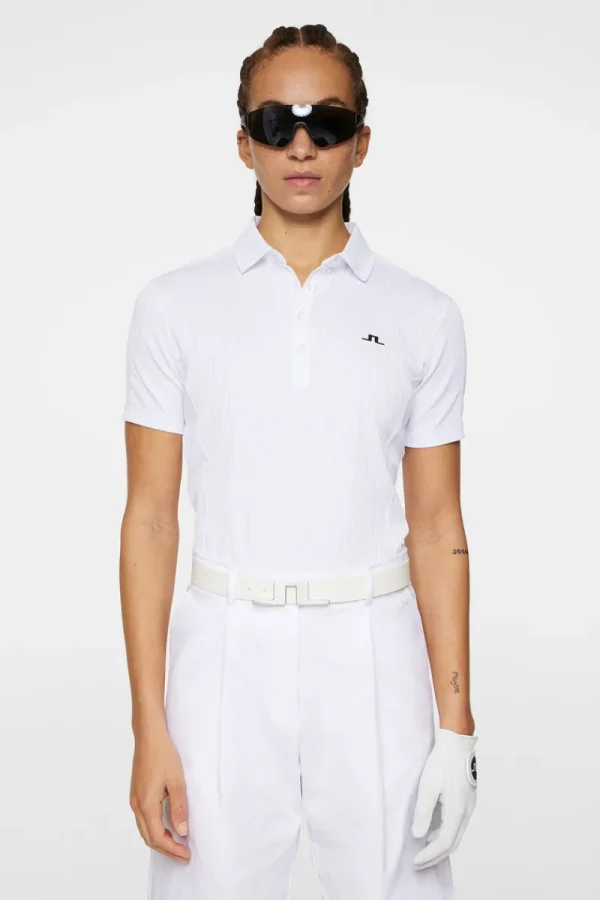 Golf | Överdelar-J.Lindeberg Izara Polo White