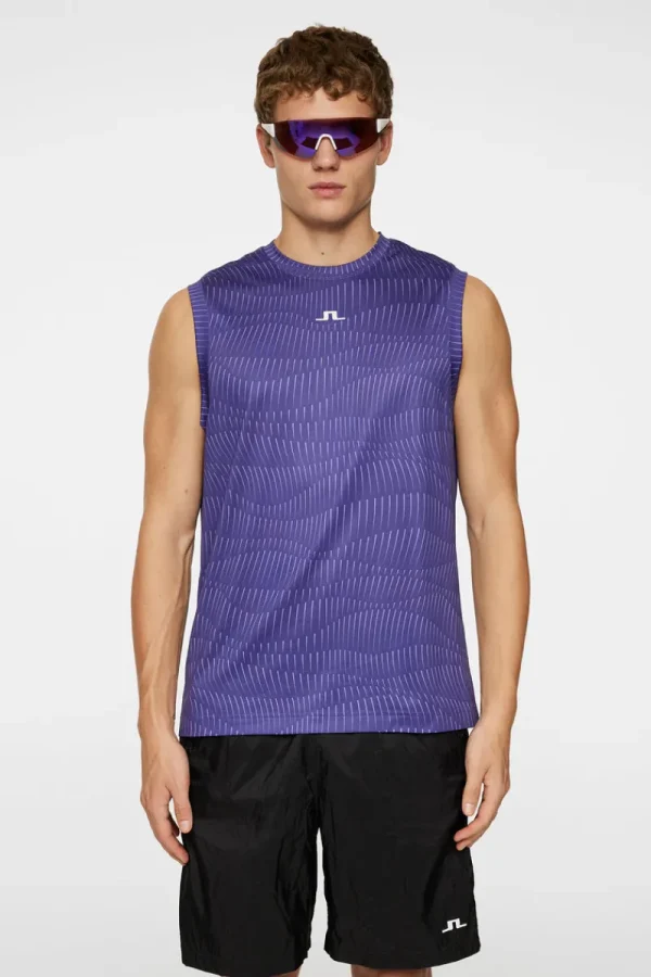 T-shirts | Tennis-J.Lindeberg Jack Sleeveless Tee Resonance Deep Wisteria L