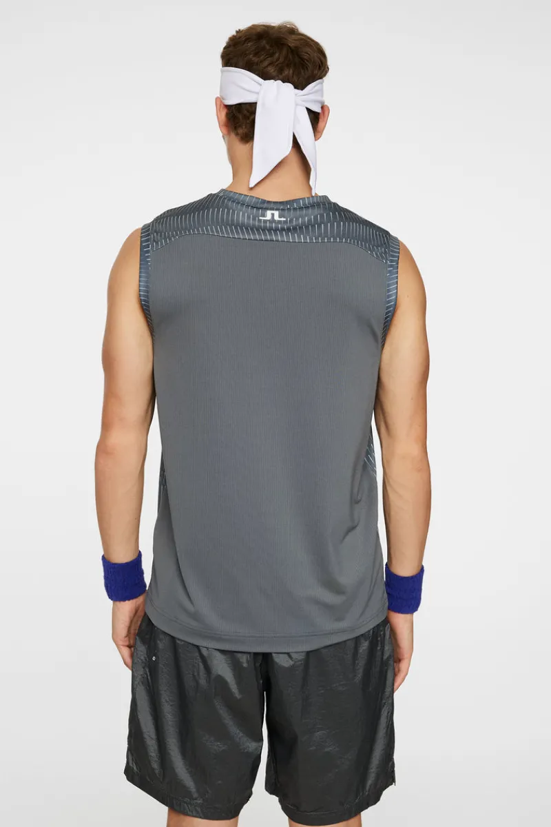 T-shirts | Tennis-J.Lindeberg Jack Sleeveless Tee Resonance Lava Smoke L