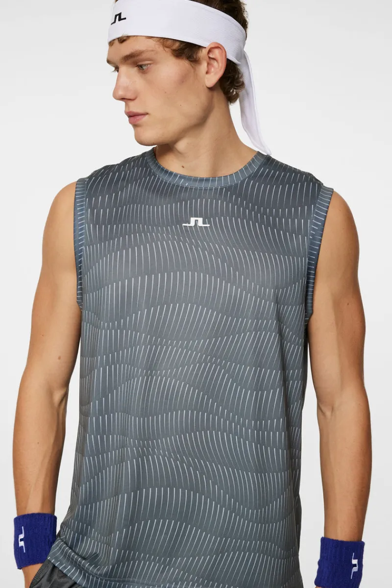 T-shirts | Tennis-J.Lindeberg Jack Sleeveless Tee Resonance Lava Smoke L