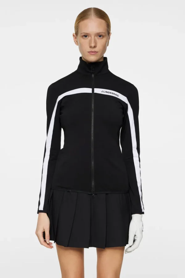 Golf | Överdelar-J.Lindeberg Janice Mid Layer Black