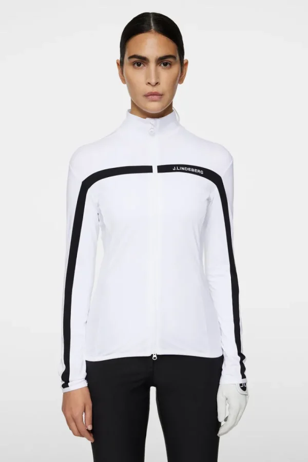 Golf | Bas- Och Mellanlager-J.Lindeberg Janice Mid Layer White