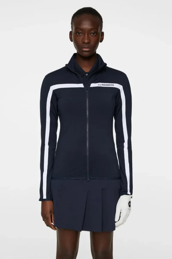 Golf | Bas- Och Mellanlager-J.Lindeberg Janice Mid Layer JL Navy