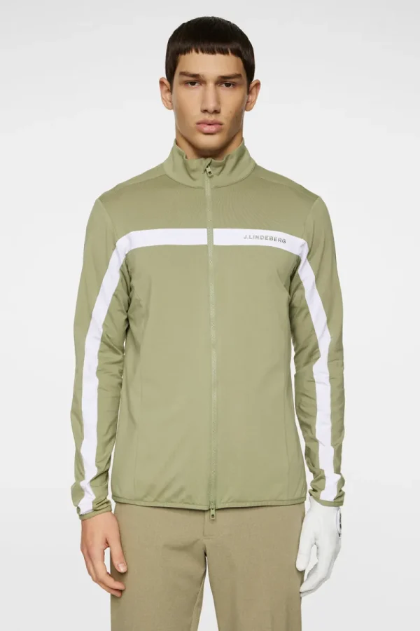 Golf | Bas- Och Mellanlager-J.Lindeberg Jarvis Mid Layer Oil Green