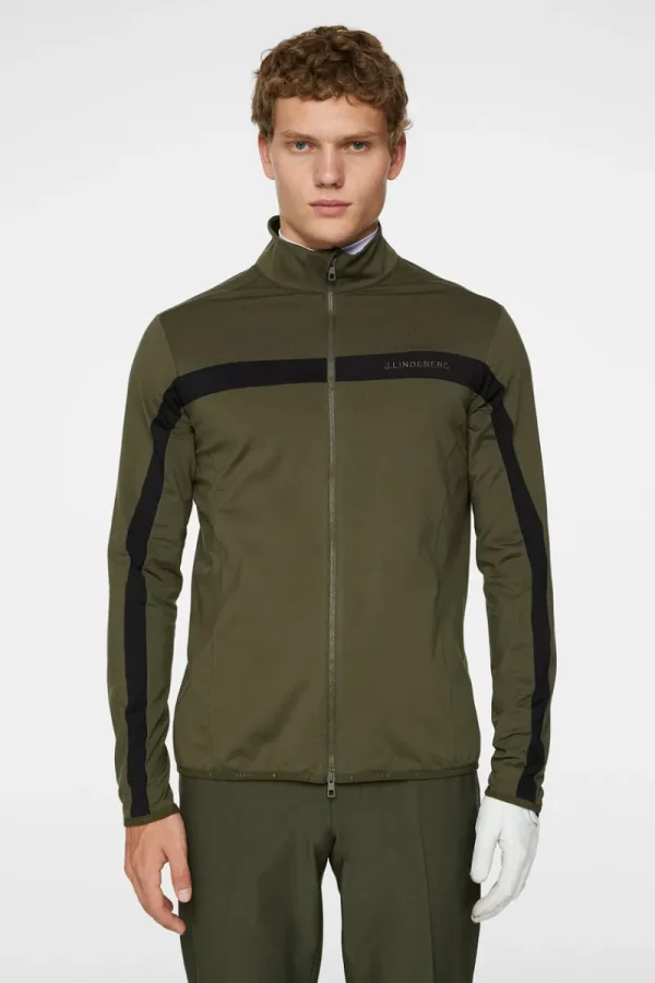 Golf | Ski-J.Lindeberg Jarvis Mid Layer Forest Green