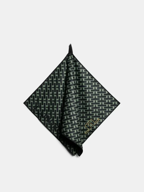 Golf | Golf-J.Lindeberg JL Print Towel Tour Geo Olive S
