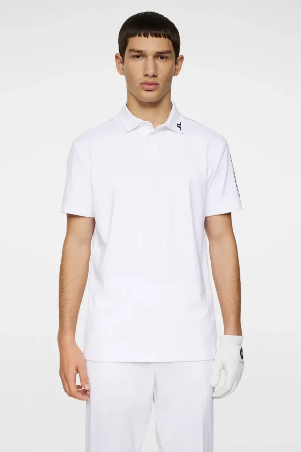 Golf | Pikétröjor-J.Lindeberg JL PRO Polo White