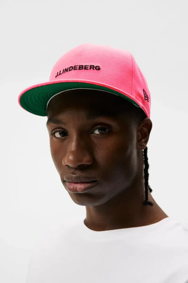 Kepsar-J.Lindeberg 950 JL SCRIPT PINK GREEN UV Hot Pink
