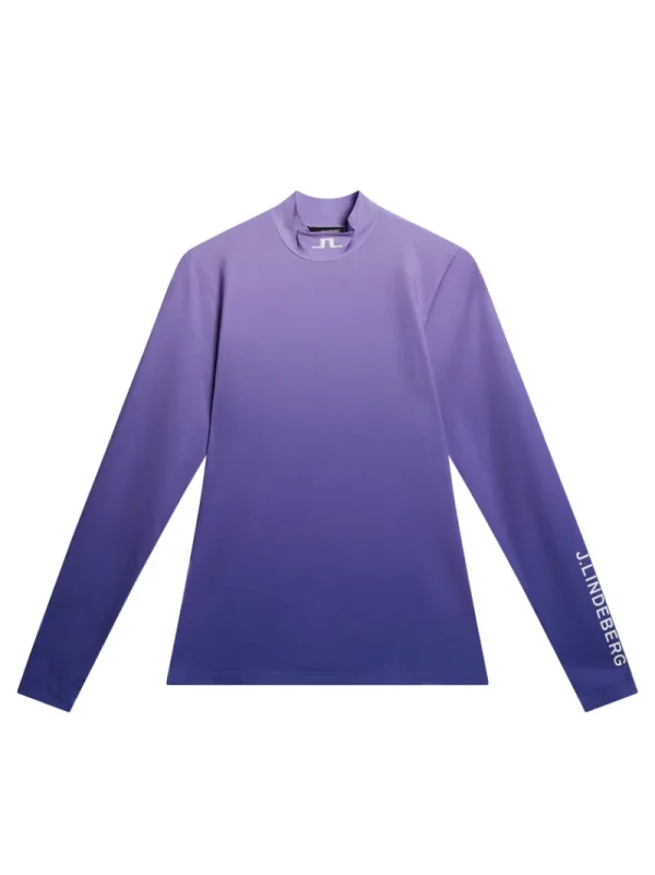Golf | Bas- Och Mellanlager-J.Lindeberg Kate Compression Top Spectrum Fade Deep Wisteria L